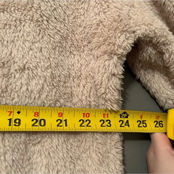 NWT 32 Degrees Heat XL Cream Coconut Ivory Teddy Bear Mock Neck Pullover Sweater - Picture 8 of 10